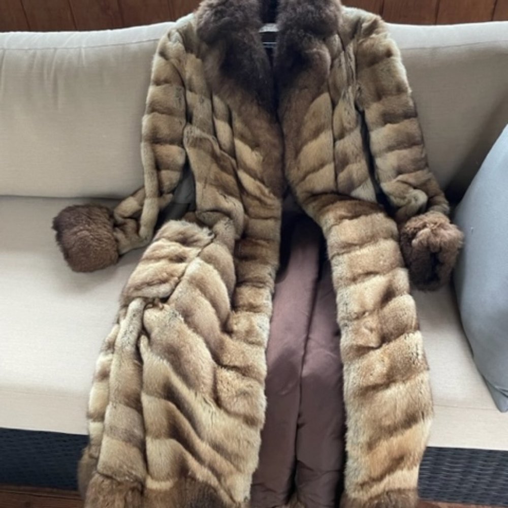 Mr. Fred Design for Fur & Sport Vintage Fur Coat